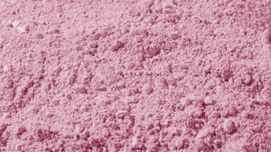 Light Pink Powder Surface Captured in Arc Perspective