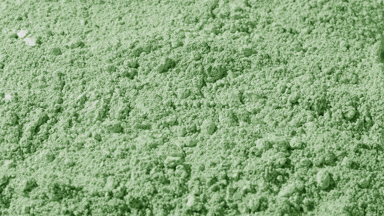 Pale Green Powder Surface in Vertical Jib Shot