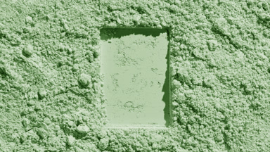 Pale Green Powder Surface with Changing Shadows