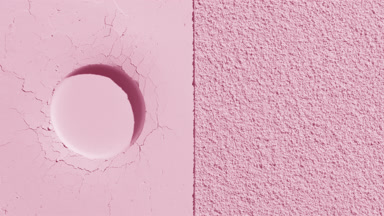 Illuminated Pastel Pink Powder with Shifting Shadows
