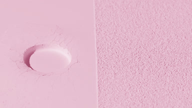 Pale Pink Powder Surface with Dynamic Shadows