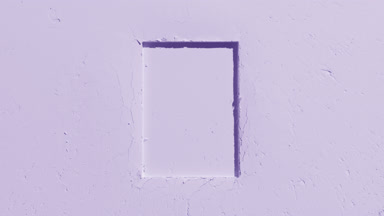 Pastel Violet Powder with Rectangular Engraving