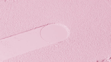 Dynamic Pale Pink Powder Surface with Soft Sift