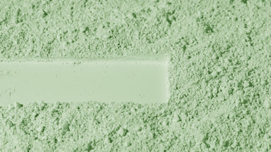 Pale Green Powder Surface with Engraving and Dynamic Shadows