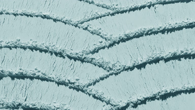 Pale Cyan Powder Surface with Parallel Knife Marks