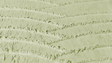 Pale Green Powder with Scraping Trails and Dynamic Light