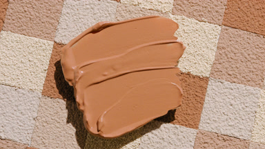 Moving Shadows of Foundation on Beige to Brown Mosaic