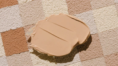 Moving Shadows of Foundation on Beige-Brown Mosaic