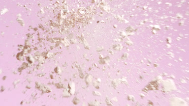 Beige Powders in Action: A Matte Powder Advertisement