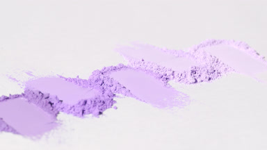 Violet Powder Smears on Subtle Gray with Vivid Shadows