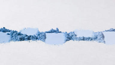 Detailed Blue Loose Powder Streaks on Light Grey