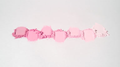 Vertical Jib Shot of Pink Powder Smears with Dynamic Light