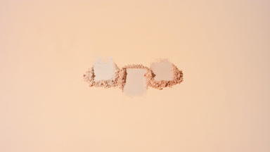 Dynamic Light on Lined-Up Beige Powder Smears