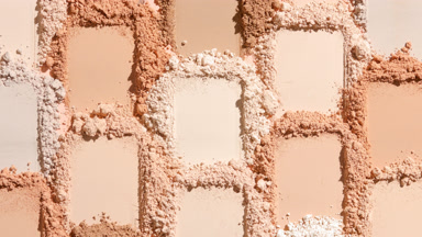 Beige Powder Mosaic with Dynamic Lighting Effects