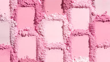 Detailed Close-Up of Pink and Rose Powder Piles