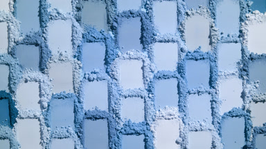 Dynamic Shadows of Blue Powder Streaks