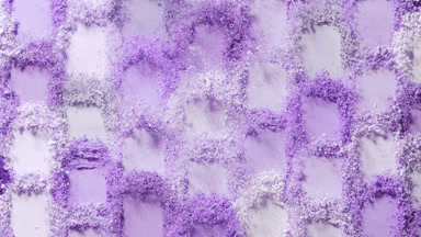 Violet Powder Explosion in Mosaic Arrangement