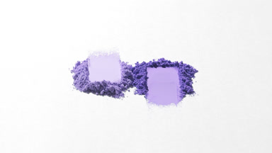 Violet Powder Smears with Changing Shadows