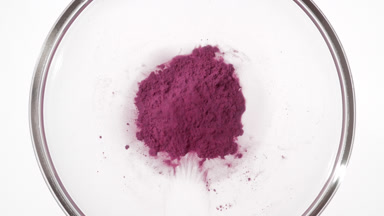Foggy Pink Dust Cloud in Petri Dish