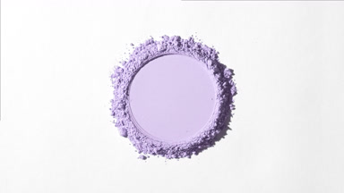Pastel Violet Powder with Circular Impression and Light