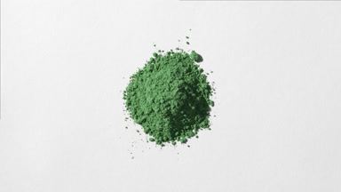 Dynamic Green Powder Stack with Shifting Shadows
