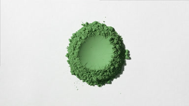 Green Powder Overhead Shot for Spinach Powder Commercial