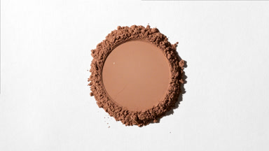 Brown Powder with Round Pattern for Cocoa Promotion