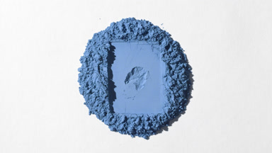 Illuminated Blue Powder with Rectangular Imprint