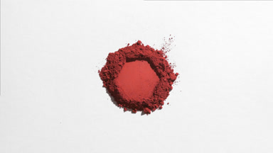 Red Powder Pile with Hexagonal Shape for Blush Promo