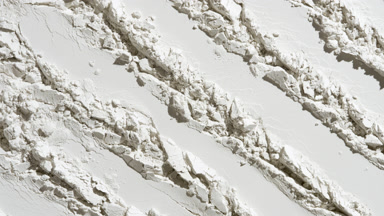 Cracked White Powder with Dynamic Lighting