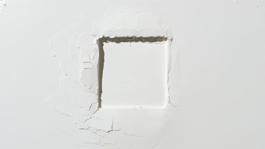Square Imprint on Smooth White Powder for Highlighter Ad