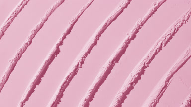 Rose-Colored Powder with Scraping Patterns and Dynamic Shadows