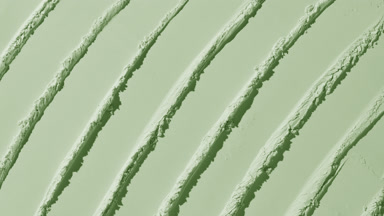 Dynamic Shadows on Pale Green Powder Surface
