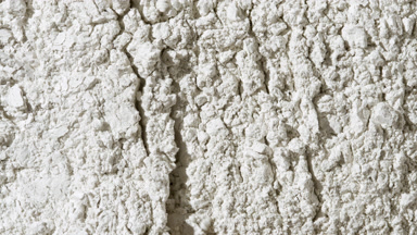 Disturbed White Powder Surface with Caprylyl Glycol Focus