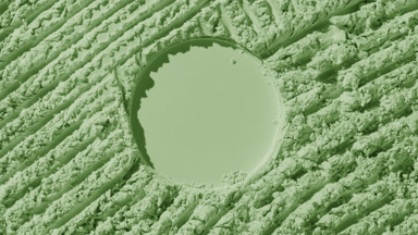 Pale Green Powder Surface for Rhassoul Clay Concept