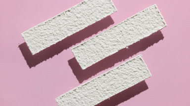 White Powder Sifted for Highlighter Commercial Concept