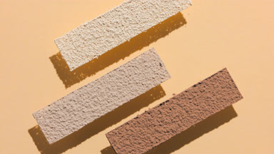Skintone Powder Stripes on Transparent Surface