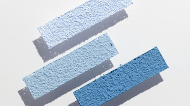 Blue Shades Powder Stripes on Light Grey Surface