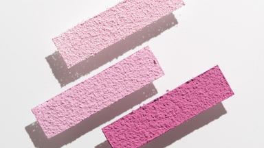 Blush Powder Stripes on Muted Grey Background