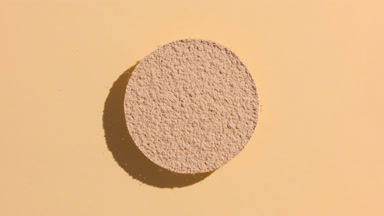 Beige Powder on Transparent Surface for Matte Commercial