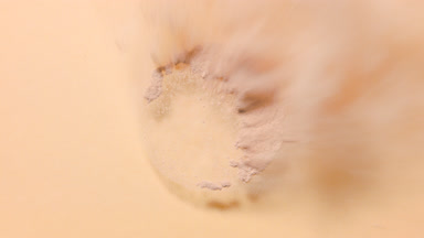 Beige Powder in Circular Pattern for Foundation Promotion