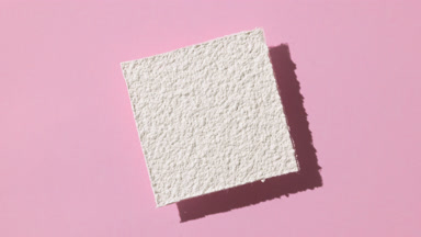 White Powder with Shadow on Pale Pink for Myristate