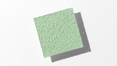 Pale Green Powder Sifting with Lively Shadows