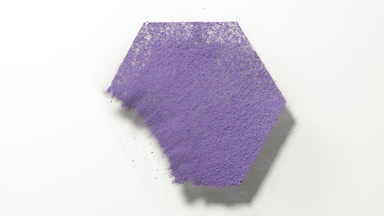 Violet Hexagon Powder Whirled Away for Eyeshadow Campaign