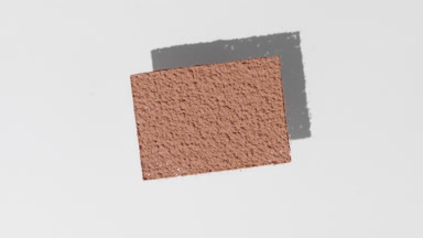 Animated Shadow of Brown Powder for Foundation Ad
