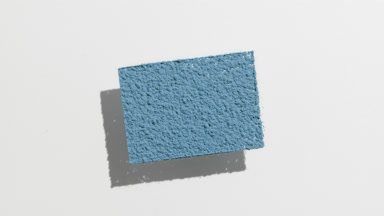 Moving Shadow of Blue Powder on Light Grey