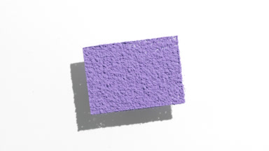 Fluctuating Shadows of Violet Powder on White