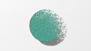 Pale Cyan Powder Shadow on Pale Grey Background