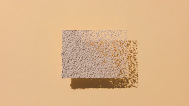 Beige Powder Rectangle Concept for Finishing Powder