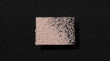 Beige Powder Rectangle for Foundation Product Campaign